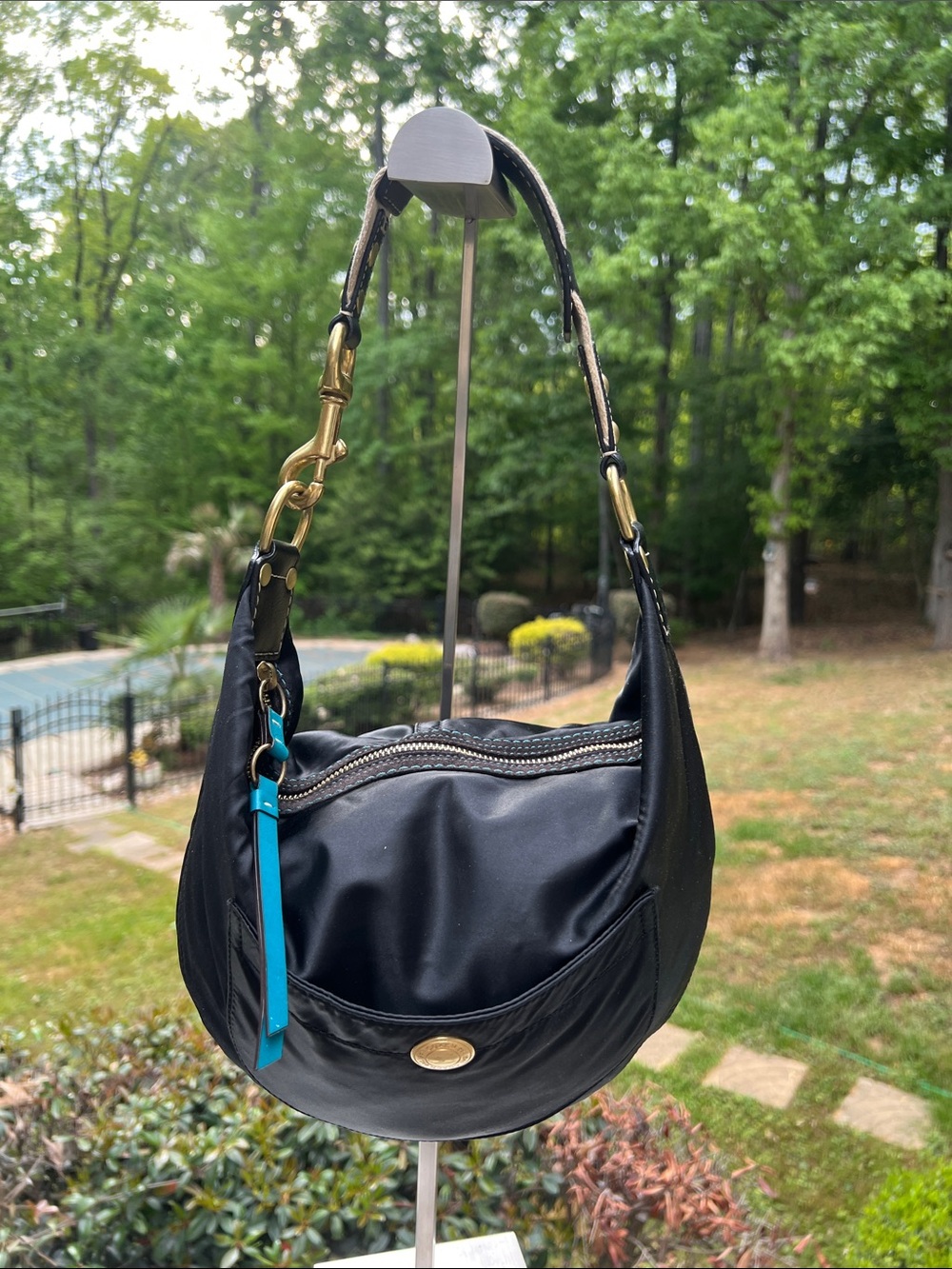 COACH nylon Black Mini Hobo Bag - Picture 4 of 16